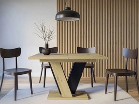 Маса Viney разтегателен -Artisan – Черен