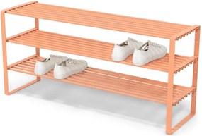 Стоманена стойка за обувки в цвят сьомга 100x48,5x29 cm Rex – Spinder Design