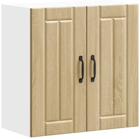 853820 vidaXL Кухненски стенен шкаф Lucca, дъб сонома, инженерно дърво