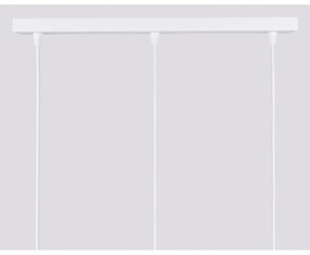 Бяло висящо осветително тяло Gleam – Sollux