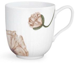 Бяла порцеланова чаша Poppy, 330 ml Hammershøi - Kähler Design