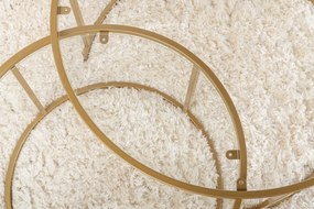 Комплект масички за кафе Aurum, цвят Златен Прозрачен