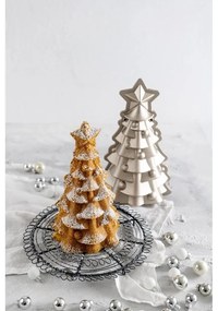 Бежова алуминиева форма за печене , 16 x 26 cm White Christmas Baking - Dr. Oetker