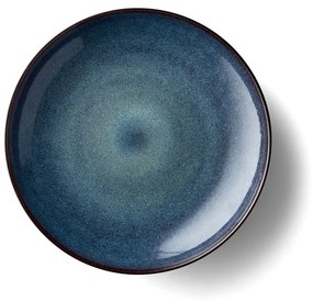 Черна/синя глинена купа ø 40 cm Gastro Dark Blue/Black – Bitz