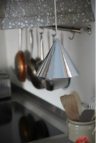 Метално висящо осветително тяло в сребрист цвят с метален абажур ø 19 cm Tip – Markslöjd