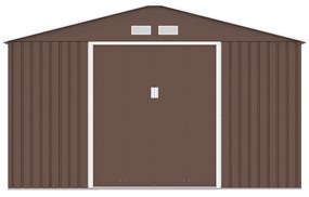 Градинска барака Aria XL цвят Кафява 340х383х210см