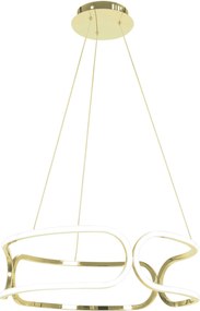 Кристален полилей LED APP791-CP TRIO GOLD