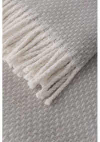 Светлосиво одеяло със съдържание на памук , 140 x 180 cm Zen - Euromant