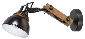 Rabalux 2723 - Стенна лампа AKSEL 1xE14/25W/230V черна