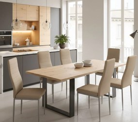 Кухненски стол Jake-Капучино (6) парчета
