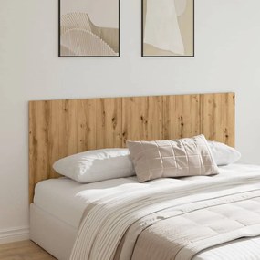 856829 vidaXL Табла за легло Artisan Дъб 200x1,5x80 cm Инженерна дървесина