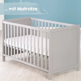 Светлосиво детско легло 60x120 cm - Roba