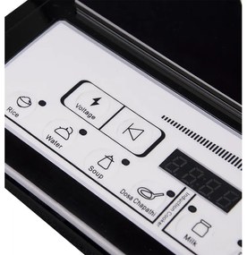 SAPIR SP 1445 Електрически и индукционен котлон - универсален модел с GS сертификат - Индукционна керамична / 2000W / Черен