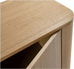 Скрин от декор от дъб в естествен цвят 180x75x40 cm Padoc – MOME