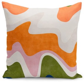 Калъфка за възглавница 43x43 cm Squiggly Orange – Mila Home