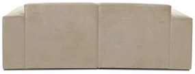 Бежов велурен диван 202 cm Sting - Scandic