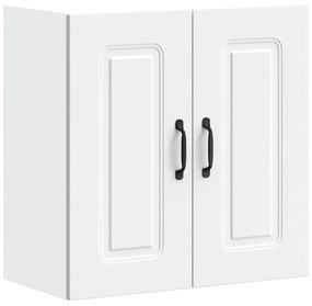 853577 vidaXL Кухненски стенен шкаф, Kalmar, бял, инженерно дърво