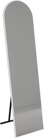 Folin melamine wall coat hanger with mirror in anthracite color 90x4x90см.