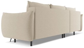 Бежов ъглов диван (ляв ъгъл) Malie – Makamii
