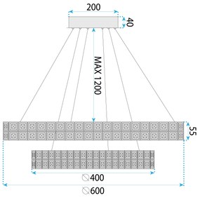 Лампа LED MS007-CP CHROME