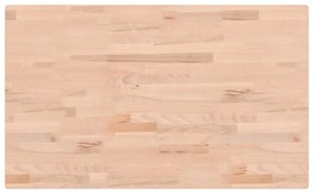 3188885 vidaXL Плот за маса 100x60x2,5 см правоъгълен масивен бук