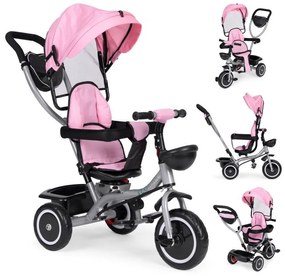 Детска триколка 2 в 1 розова