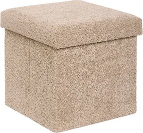 Пуф със съхранение atmosphera Soana, Бежов, 38 cm