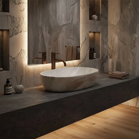 Умивалник за плот Rea Amelia Saturn 48