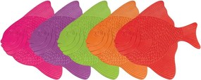 Детски противоплъзгащи подложки за вани в комплект от 5 бр. 16x16,5 cm Poissons – MSV