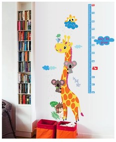 Детски стикер - лента за врата или стена 60x120 cm Giraffe &amp; Koalas – Ambiance