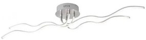 JUST LIGHT. 15126-55 - LED Полилей за повърхностен монтаж WAVE LED/29,4W/230V хром