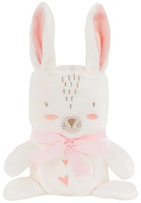KIKKA BOO Бебешко одеяло с 3D бродерия RABBITS IN LOVE