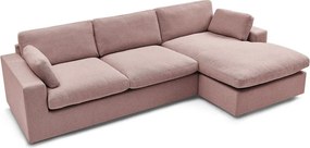 Розов ъглов диван Belair – Bobochic Paris