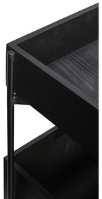 Количка от ясенова дървесина на колела 42x37 cm Fresh - Hübsch