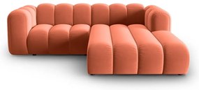 Розов ъглов диван (десен ъгъл) Lupine – Micadoni Home