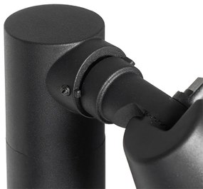 Модерен външен стълб черен 100 см IP44 Регулируем - Ciara