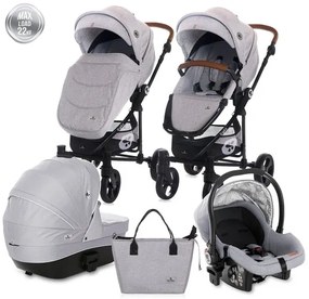 Комбинирана бебешка количка CRYSTA 3в1 LORELLI - OPALINE Grey