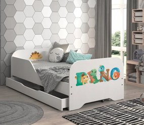 Детско легло MIKI, 160 x 80 см, с матрак и решетъчна основа – DINO KIDS
