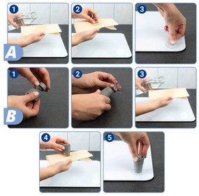 Капаци за печка 2 бр. от закалено стъкло 52x30 cm Summer Meadow – Maximex