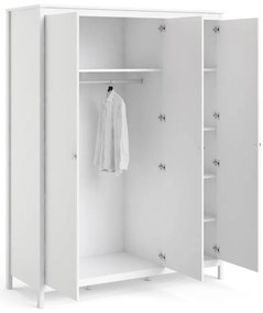 Бял гардероб 150x199 cm Madrid – Tvilum