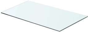 3051566 vidaXL Рафтове, 2 бр, панели прозрачно стъкло, 60x30 см