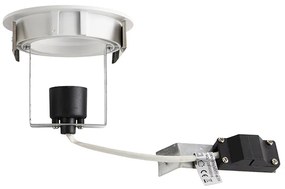 Комплект от 6 модерни вградени спота бели, накланящи се AR70 - Cisco