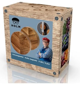 Дървена магнитна поставка за ножове – Holm