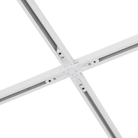 Модерна релсова система за осветление с 10 бели прожектора 1-фазна - Slimline Uzzy