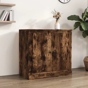 816189 vidaXL Сайдборд, опушен дъб, 70x35,5x67,5 см, инженерно дърво