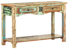 247925 vidaXL Конзолна маса, 120x40x75 см, регенерирано дърво масив