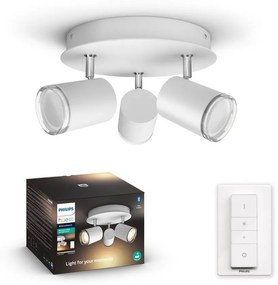 Philips - LED Димируем спот за баня Hue ADORE 3xGU10/5W/230V IP44 + дистанционно