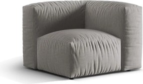 Светлосив модул за диван (променлив) Martina – Micadoni Home