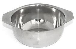 Horecano - Иноксова шола - купичка с ръкохватки 15х12х5см 400мл BR(20116-A)