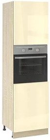 Колонен шкаф за фурна МДФ Глосмакс 602Ф (60см) Сонома